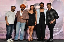 Triptii Dimri, Vicky Kaushal And Ammy Virk At <i>Bad Newz</i> Trailer Launch Triptii Dimri, Vicky Kaushal And Ammy Virk At <i>Bad Newz</i> Trailer Launch