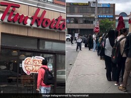 Watch: Hundreds Of Indian, Foreign Students Queue Up For A Job At Tim Hortons In Canada Watch: Hundreds Of Indian, Foreign Students Queue Up For A Job At Tim Hortons In Canada
