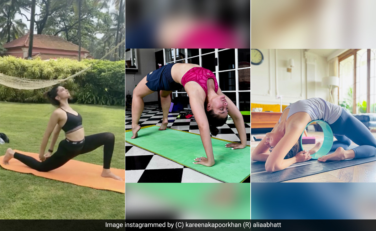 yoga candid  And Deepika Padukone's Prenatal Fitness