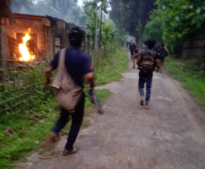 Suspected Insurgents Attack Police Outposts, Burn Homes In Manipur's Jiribam