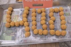 Celebrations Begin At BJP HQ Ahead Of Results Celebrations Begin At BJP HQ Ahead Of Results