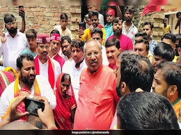 UP Minister Forced To Make Hasty Exit From Village As Speech Sparks Tension UP Minister Forced To Make Hasty Exit From Village As Speech Sparks Tension