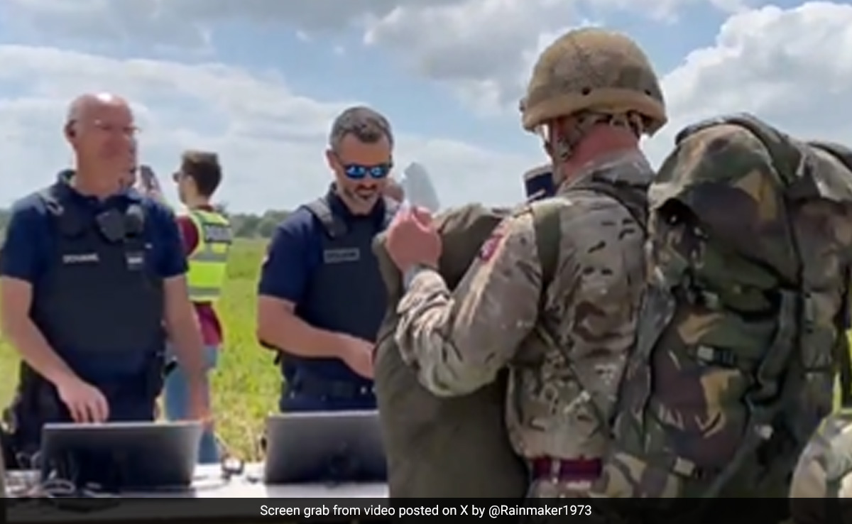 UK Troops Recreating 'D-Day' Airdrop In France Asked To Show Passports