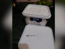Viral: Woman Claims She Found Insect In Amul Ice Cream Ordered Via Blinkit, Company Responds