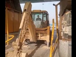 Bulldozer Driver Was Asked To Pay Toll. He Went On A Rampage