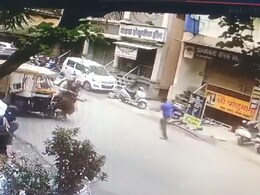 Caught On CCTV: Kolhapur Crash Sets Off 'Ghost Auto' Run, Five Injured Caught On CCTV: Kolhapur Crash Sets Off 'Ghost Auto' Run, Five Injured