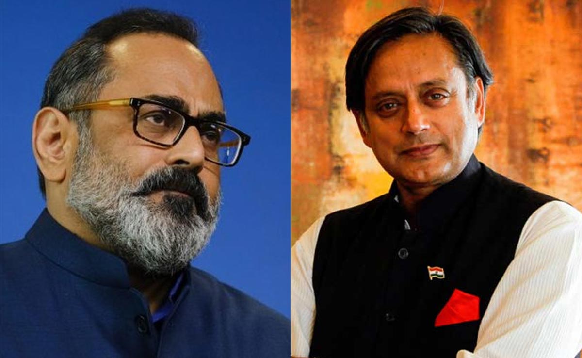 Shashi Tharoor's "Told You So" AIIMS Moment; Rajeev Chandrasekhar Responds