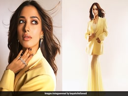 Tamannaah Bhatia Serves Summer Vibes In A Monotone Butter Yellow Pleated Dress Tamannaah Bhatia Serves Summer Vibes In A Monotone Butter Yellow Pleated Dress