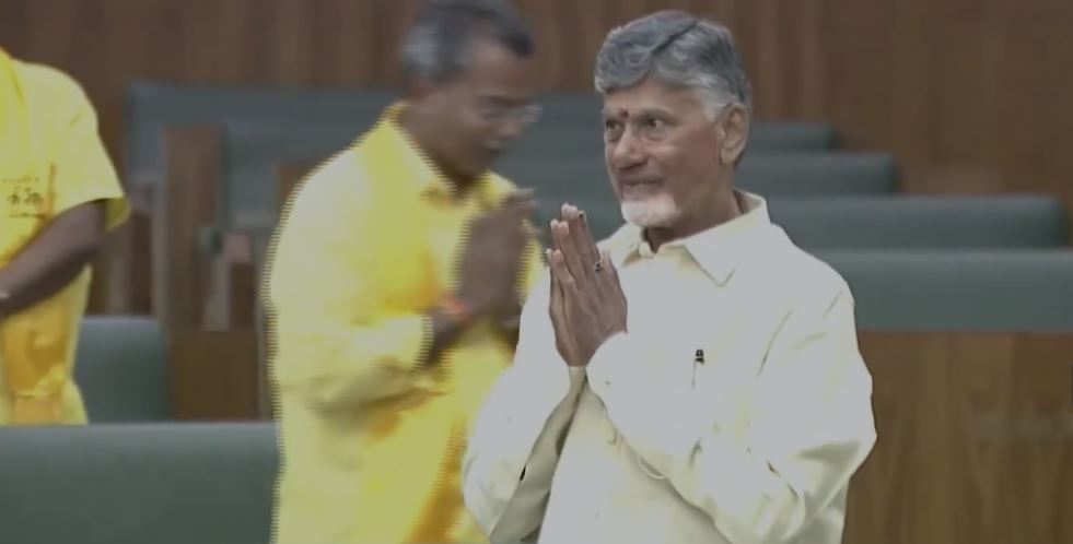 Chandrababu Naidu Steps Into Andhra Assembly After 31 Months, Keeps His Vow