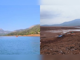 महाराष्ट्रातील विदारक चित्र; जिथं पर्यटक घ्यायचे बोटिंगचा आनंद, तिथं भेगाळलेल्या जमिनीवरून माणसांची पायपीट 