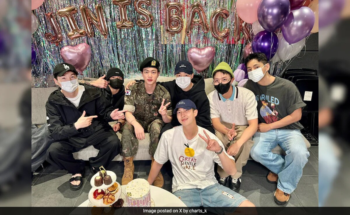 BTS' Jin Discharged From Military, Reunites With Jungkook, RM, V, Suga, Jimin And J-Hope