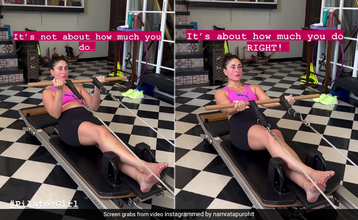 Kareena Kapoor "Does It Right" To Feel That Burn With Her Arm Pilates Workout
