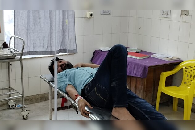 हॉस्पिटल में इलाजरत 50 हजार का इनामी तस्कर. हॉस्पिटल में इलाजरत 50 हजार का इनामी तस्कर.