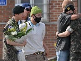 BTS' "Huggathon", Jin To Give Out Free Hugs To Fans Post Return From Military Service