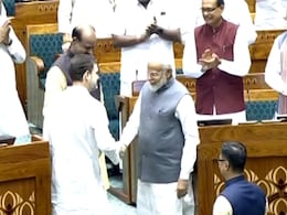 PM Modi, Rahul Gandhi Shake Hands As They Welcome New Lok Sabha Speaker Om Birla