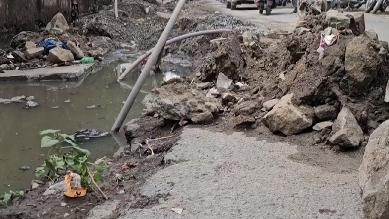 खुले नाले को लेकर अजमेर के व्यापारियों ने दी ये चेतावनी