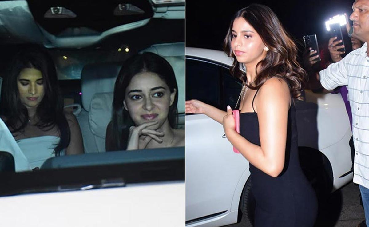 Pics: Suhana Khan, Ananya Panday, Ibrahim Ali Khan And Others At Tania Shroff's House Party