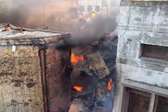 Fire Breaks Out In Delhi's Chandni Chowk Market, 14 Engines Rushed To Spot Fire Breaks Out In Delhi's Chandni Chowk Market, 14 Engines Rushed To Spot