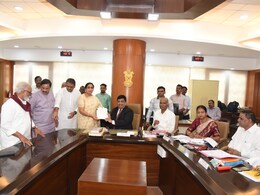 Ajit Pawar's Wife Files Papers As NCP Candidate For Rajya Sabha Polls Ajit Pawar's Wife Files Papers As NCP Candidate For Rajya Sabha Polls