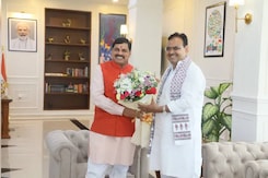 MP-Rajasthan River Link Project:  मोहन यादव से मिले भजनलाल ERCP सहित कई मुद्दों पर हुई बात MP-Rajasthan River Link Project:  मोहन यादव से मिले भजनलाल ERCP सहित कई मुद्दों पर हुई बात