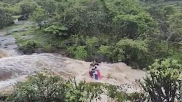 On Camera, Family Of 7 Swept Away In Swollen Waterfall Near Mumbai