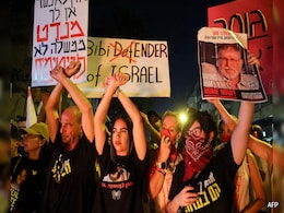 "Crime Minister": Thousands Wave Flags, Protest Against Netanyahu In Israel "Crime Minister": Thousands Wave Flags, Protest Against Netanyahu In Israel