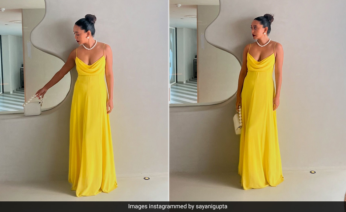 Sayani Gupta's Summer Was As Bright As The Spanish Sun In A Yellow Maxi Dress