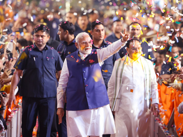 PM Modi Set For Historic 3rd Term, Calls It "Victory Of Biggest Democracy"