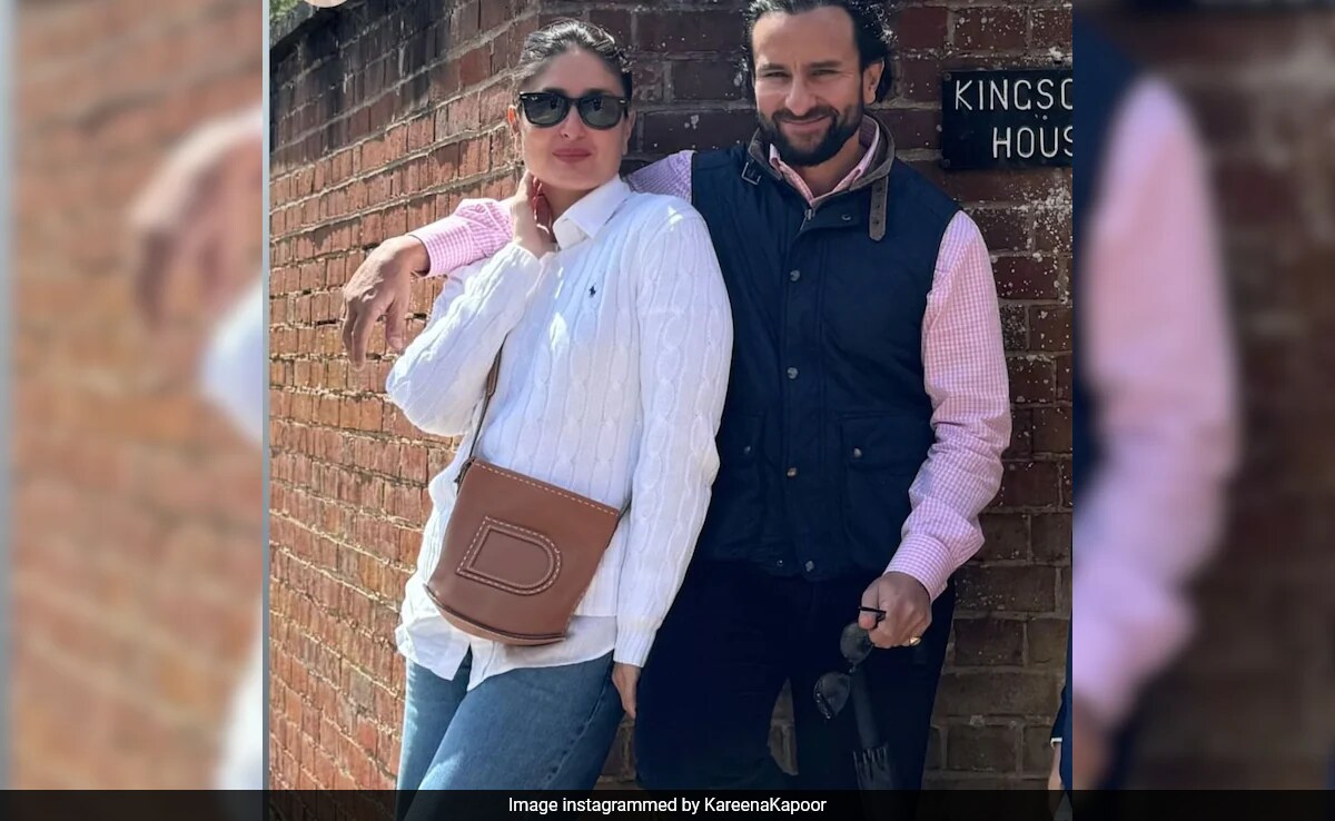 On Father's Day, Kareena Kapoor Sets Couple Goals With Saif Ali Khan
