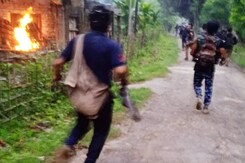 Suspected Insurgents Attack Police Outposts, Burn Homes In Manipur's Jiribam Suspected Insurgents Attack Police Outposts, Burn Homes In Manipur's Jiribam