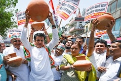 Water War: BJP, Congress Protests On Delhi Streets Water War: BJP, Congress Protests On Delhi Streets