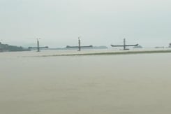 Water Level Rise In Brahmaputra River Raises Concern Following Incessant Rainfall In Parts Of Assam Water Level Rise In Brahmaputra River Raises Concern Following Incessant Rainfall In Parts Of Assam