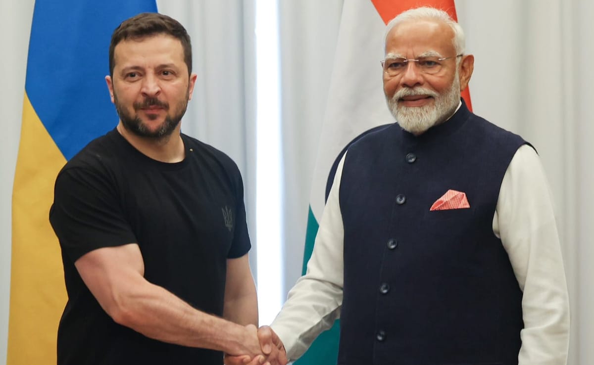 "We Count On India's Contribution": Zelensky Thanks PM Modi For I-Day Wishes