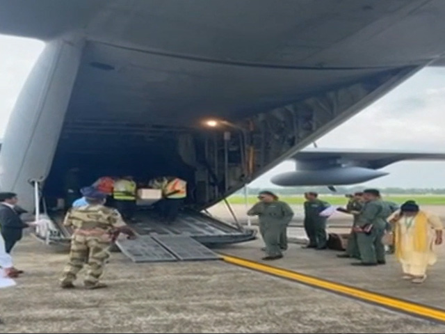IAF Aircraft Carrying Mortal Remains Of Victims Lands In Kerala