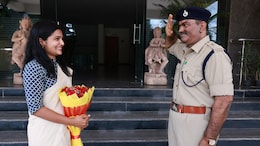 Proud Cop Salutes Bureaucrat Daughter At Training Event, Pic Wins Internet