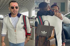 Ronit Roy Flies Out Of Mumbai, Wife Neelam Drops Him Off At Airport Ronit Roy Flies Out Of Mumbai, Wife Neelam Drops Him Off At Airport
