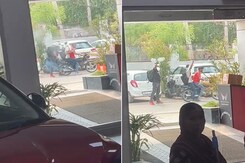 "Pay 5 Crores Or...": Men Fire Dozen Shots At Mahindra Showroom In Haryana "Pay 5 Crores Or...": Men Fire Dozen Shots At Mahindra Showroom In Haryana