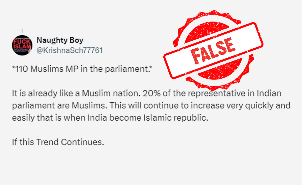 110 Muslim MPs Elected To Lok Sabha This Time? False Claim Goes Viral