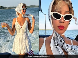 Beyonce In A Summer Dress With White Sunglasses And A Paisley Scarf Looked Like Vacation Style Perfection Beyonce In A Summer Dress With White Sunglasses And A Paisley Scarf Looked Like Vacation Style Perfection