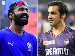 "Laziest Athlete I've Ever Seen": Even Gautam Gambhir Cannot Stop Laughing On Dinesh Karthik's 'Charge' "Laziest Athlete I've Ever Seen": Even Gautam Gambhir Cannot Stop Laughing On Dinesh Karthik's 'Charge'