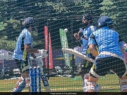 Mumbai Indians Captaincy Row Behind, Hardik Pandya Bowls To Rohit Sharma In Nets