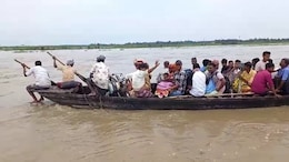 Newly Married Bihar Couple Crosses River In Small Boat After Hours Of Wait