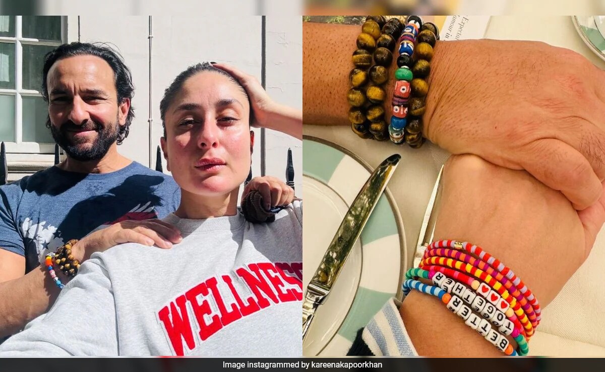 Kareena Kapoor Lets Her "Better Together" Bracelet Do All The Talking. Bonus - Saif Ali Khan