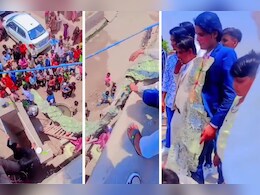 दूल्हे को पहनाई 70 लाख रुपए की माला, लंबाई इतनी कि पहनने के लिए छत पर चढ़ना पड़ा, Video वायरल