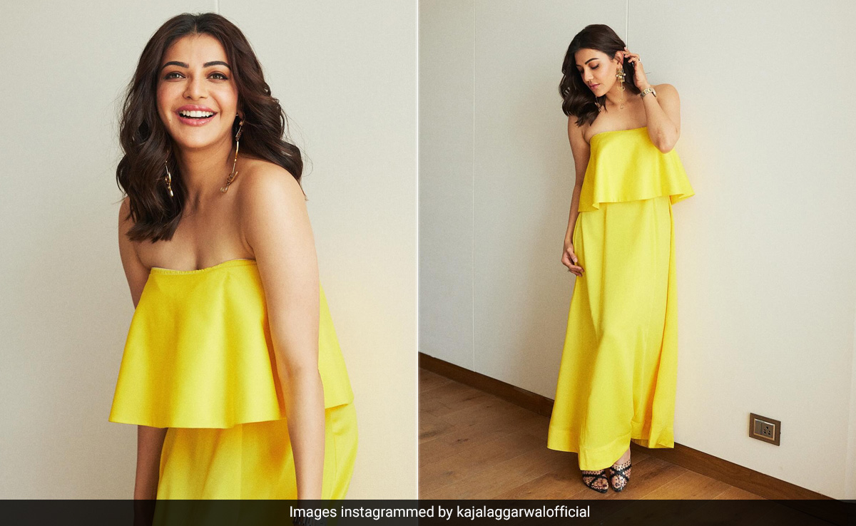 Even A Summer Day Doesn't Stand A Chance In Front Of Kajal Aggarwal In A Yellow Dress