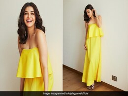 Even A Summer Day Doesn't Stand A Chance In Front Of Kajal Aggarwal In A Yellow Dress Even A Summer Day Doesn't Stand A Chance In Front Of Kajal Aggarwal In A Yellow Dress