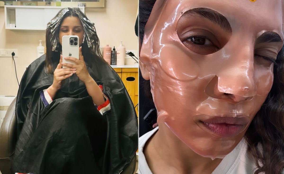 Priyanka Chopra And Parineeti Chopra Are Making The Weekend One For Beauty With Sheet Masks And Salon Sessions