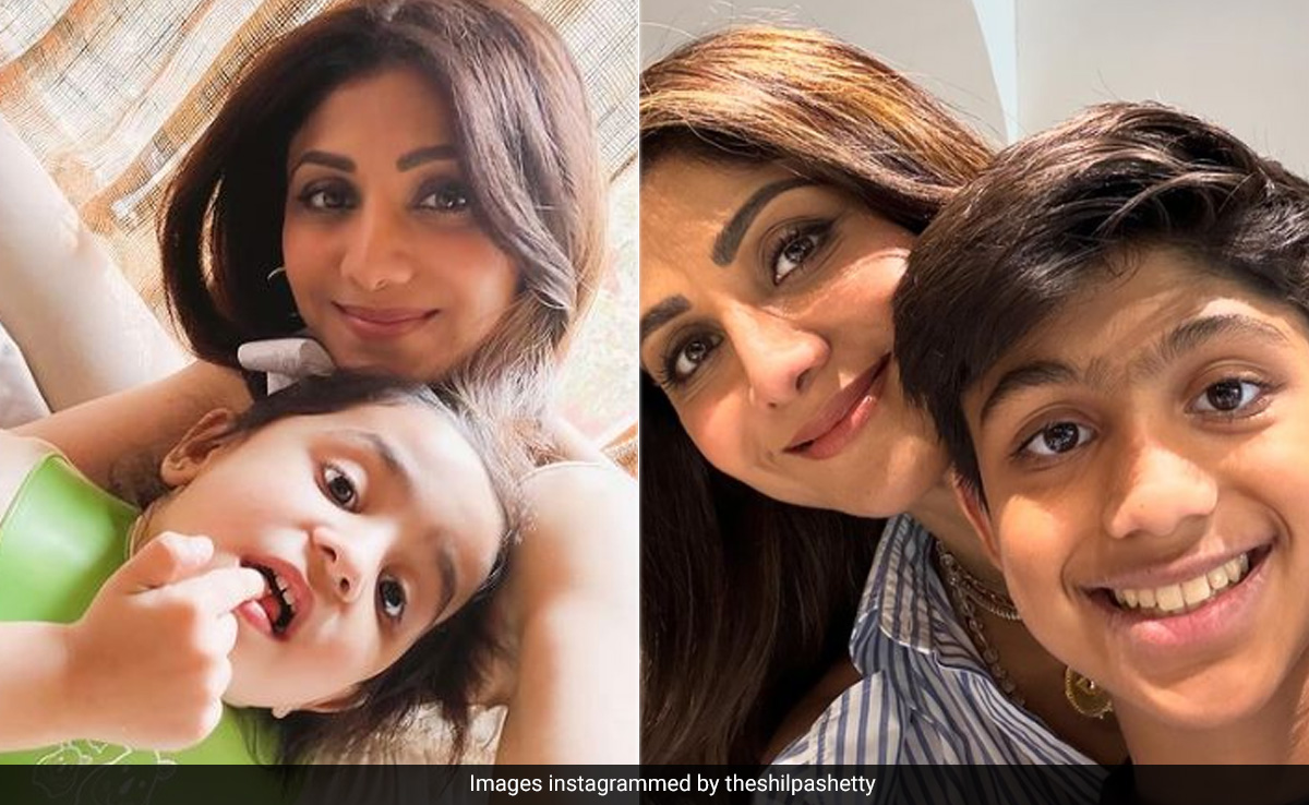 Shilpa Shetty's Monday Motivation - Famjam Moments With Son Viaan And Daughter Samisha