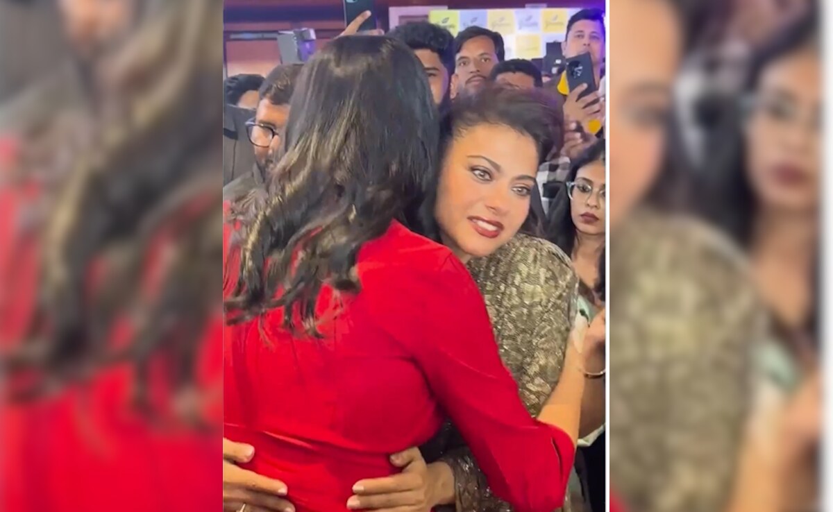 Viral: Kajol And Sushmita Sen Share A Hug  On The Red Carpet
