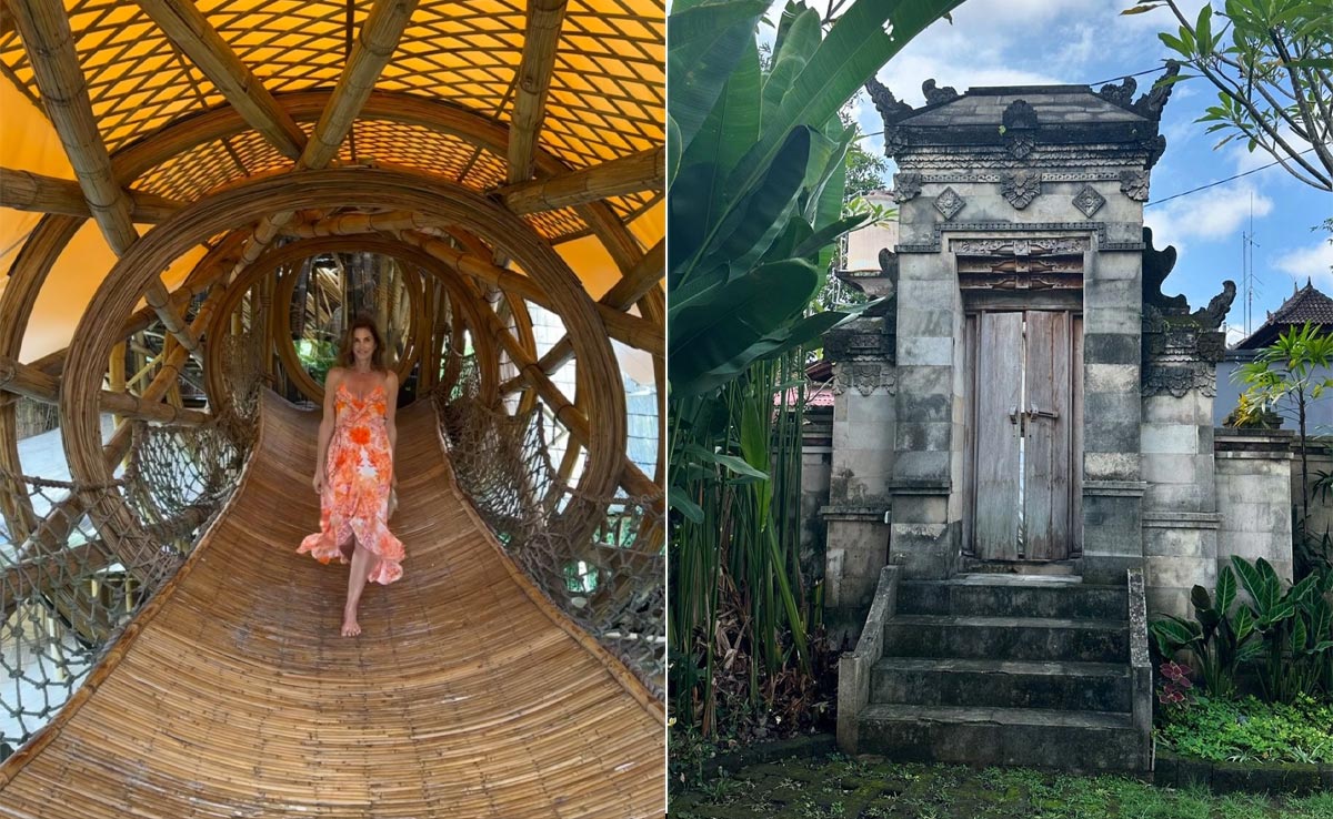 From Living In A Bamboo House To Visiting Temples, Cindy Crawford's Indonesian Holiday After "Over 20 Years" Was Memorable